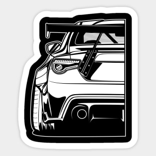 Toyota GT86 / Subaru BRZ (White Print) Sticker